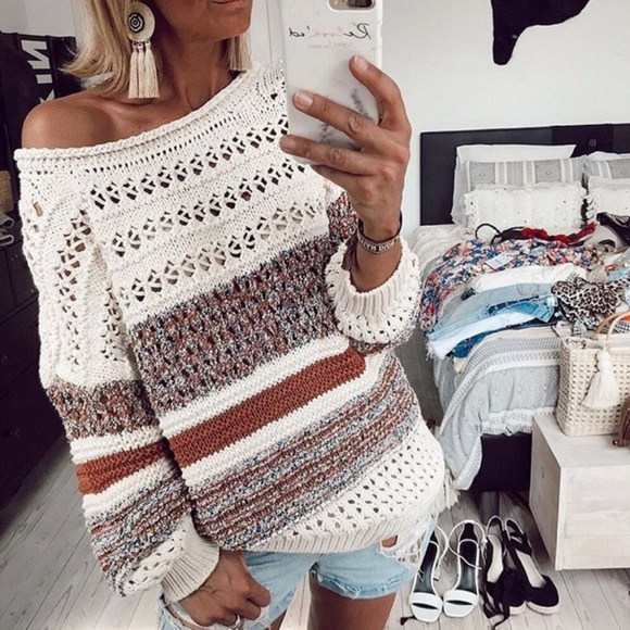 zara top with contrast sweater